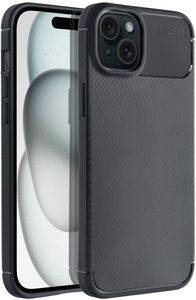 CARBON PREMIUM CASE FOR IPHONE 155 PLUS BLACK