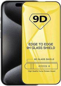 TEMPERED GLASS 9D FOR IPHONE 15 PRO MAX 6,7 BLACK FRAME