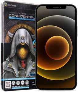 X-ONE FULL COVER EXTRA STRONG PRIVACY FOR IPHONE 15 PLUS (FULL GLUE) TEMPERED GLASS 9H