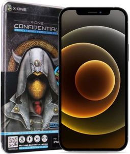 X-ONE FULL COVER EXTRA STRONG PRIVACY FOR IPHONE 15 (FULL GLUE) TEMPERED GLASS 9H