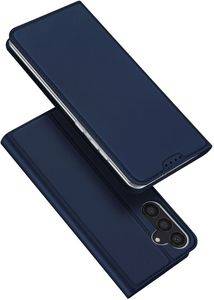 ���� DUX DUCIS SKIN PRO SMOOTH LEATHER CASE FOR SAMSUNG GALAXY S24 BLUE