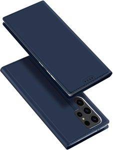  DUX DUCIS SKIN PRO SMOOTH LEATHER CASE FOR SAMSUNG GALAXY S24 ULTRA BLUE