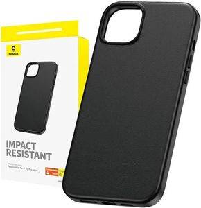 BASEUS IPHONE 15 PRO MAX CASE FAUXTHER SERIES BLACK
