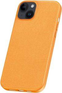 BASEUS IPHONE 15 CASE FAUXTHER SERIES ORANGE