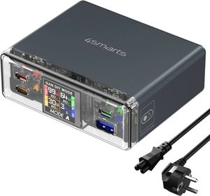 4SMARTS DESK CHARGER LUCID GAN DIY MODE 300W SPACE GREY