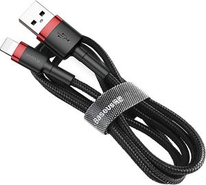BASEUS CAFULE USB-A TO LIGHTNING CABLE 18W 1.5A 2M RED CALKLF-C19 BASEUS CAFULE USB-A TO LIGHTNING CABLE 18W 1.5A 2M RED CALKLF-C19