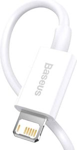 BASEUS SUPERIOR SERIES USB-A TO LIGHTNING CABLE 20W 2.4A 0.25M WHITE CALYS-02 BASEUS SUPERIOR SERIES USB-A TO LIGHTNING CABLE 20W 2.4A 0.25M WHITE CALYS-02
