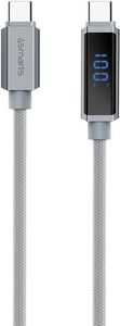 4SMARTS USB TYPE-C CABLE DIGITCORD 100W 1.5M GREY