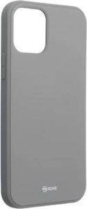 ROAR COLORFUL JELLY BACK COVER CASE FOR FOR IPHONE 12 / 12 PRO GREY