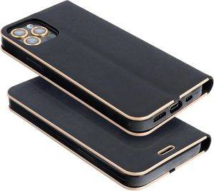 FORCELL LUNA BOOK FLIP CASE GOLD FOR HUAWEI MATE 10 LITE BLACK