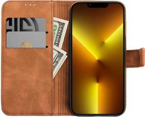 TENDER BOOK CASE FOR IPHONE 16 PLUS ( 6.7 BROWN