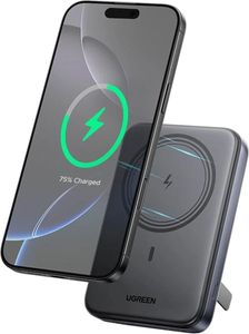 POWERBANK MAGNETIC WIRELESS UGREEN 10000MAH 20W PD + FQI PB562 BLACK