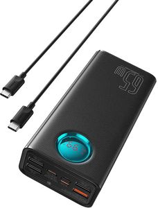 POWERBANK BASEUS AMBLIGHT DIGITAL DISPLAY 26800MAH 65W QC + PD BLACK P10022402113-00