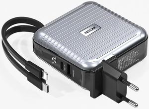 POWER BANK WK 15000MAH 22,5W QC3.0X1 SILVER WP-20