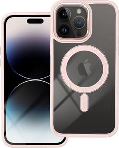 COLOR EDGE MAG COVER CASE WITH MAGSAFE FOR IPHONE 15 PRO PINK