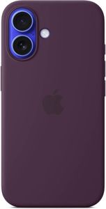 APPLE IPHONE 16 SILICONE CASE WITH MAGSAFE PLUM MYY43