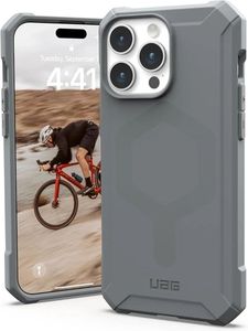 UAG ESSENTIAL ARMOR MAGSAFE SILVER FOR IPHONE 15 PRO MAX
