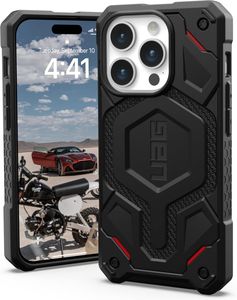 UAG MONARCH PRO MAGSAFE KEVLAR BLACK FOR IPHONE 15 PRO