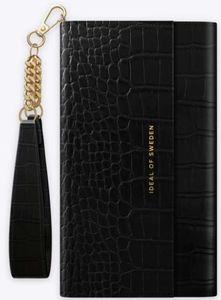 IDEAL OF SWEDEN CLUTCH FOR IPHONE 11 PRO / XS / X JET BLACK CROCO