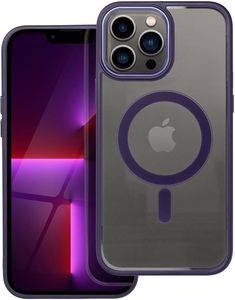 COLOR EDGE MAG COVER CASE WITH MAGSAFE FOR IPHONE 13 PRO MAX DEEP PURPLE