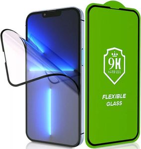 BESTSUIT FLEXIBLE HYBRID GLASS 5D FOR APPLE IPHONE 16 PRO MAX BLACK