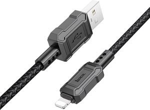 HOCO USB-A TO LIGHTNING CABLE LEADER X94 20W 2.4A 1M BLACK
