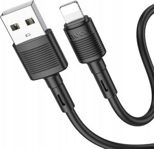 HOCO USB-A TO LIGHTNING CABLE X83 VICTORY 18W 2A 1M BLACK
