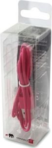 CONNECT IT CI-566 LIGHTNING CHARGE/SYNC CABLE COULOR LINE PINK