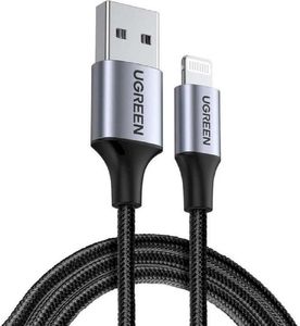 UGREEN CHARGING CABLE MFI US199 I6 BLACK 1M 60156 2.4A