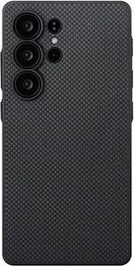 PITAKA PIN BUTTON CASE BLACK/GREY PLAIN FOR SAMSUNG GALAXY S25 ULTRA