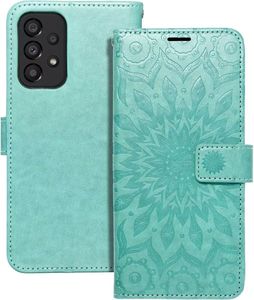 FORCELL MEZZO BOOK CASE FOR SAMSUNG A33 5G MANDALA GREEN FORCELL MEZZO BOOK CASE FOR SAMSUNG A33 5G MANDALA GREEN