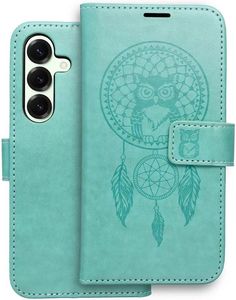 MEZZO BOOK CASE FOR SAMSUNG S25 DREAMCATCHER GREEN MEZZO BOOK CASE FOR SAMSUNG S25 DREAMCATCHER GREEN