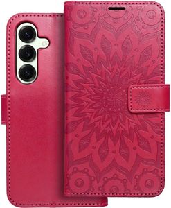 MEZZO BOOK CASE FOR SAMSUNG S25 MANDALA MAGENTA MEZZO BOOK CASE FOR SAMSUNG S25 MANDALA MAGENTA