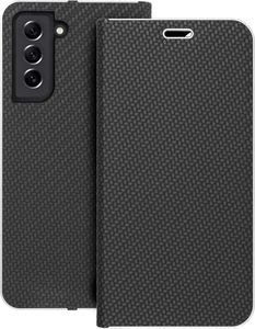 FORCELL LUNA CARBON FLIP CASE FOR SAMSUNG GALAXY S21 BLACK