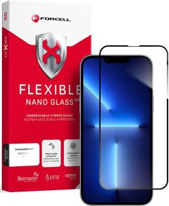 FORCELL FLEXIBLE NANO GLASS 5D FOR IPHONE 13 PRO MAX/14 PLUS BLACK FORCELL FLEXIBLE NANO GLASS 5D FOR IPHONE 13 PRO MAX/14 PLUS BLACK