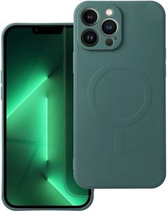 SILICONE MAG COVER CASE COMPATIBLE WITH MAGSAFE FOR SAMSUNG S25 DARK GREEN SILICONE MAG COVER CASE COMPATIBLE WITH MAGSAFE FOR SAMSUNG S25 DARK GREEN
