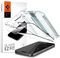 SPIGEN GLASS TR EZ FIT 2 PACK FC BLACK FOR IPHONE 15 PRO MAX