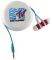 MTV GARAJE BLUE ZEBRA EARPHONES WHITE