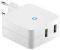 GOOBAY 67930 DUAL USB CHARGER 230V 4200MA WHI...