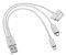 LIGHTNING CHARGING CABLE 3-IN-1 MICRO USB FOR...