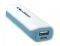 QOLTEC 51991 POWER BANK 2600MAH WHITE/BLUE