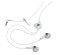 BLACKBERRY HEADSET HDW-14322 STEREO WHITE