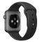 APPLE WATCH SPORT 42MM SILVER ALUMINUM CASE WITH BLACK SPORT BAND
