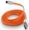 FOREVER MICRO USB CABLE ORANGE SILICONE FLAT ...