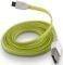 FOREVER MICRO USB CABLE GREEN SILICONE FLAT BOX