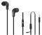 QOLTEC 50800 IN-EAR HEADPHONES WITH MICROPHONE BLACK