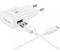 SAMSUNG EP-TA20EWE USB FAST CHARGER 2000MAH + SAMSUNG MICRO USB CABLE WHITE