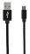 FOREVER BRAIDED MICRO USB CABLE BLACK