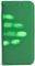 THERMO LEATHER BOOK FLIP CASE FOR HTC U11 GREEN