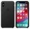 APPLE MRWM2ZM/A IPHONE XS LEATHER CASE BLACK